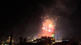 Edinburgh Hogmanay 2015 Fireworks [upl. by Anelaf443]