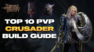 Sword Greatsword Crusader Full PVP Build Guide Throne amp Liberty [upl. by Jessen]