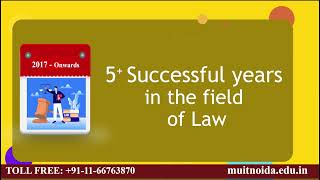 MAHARISHI SCHOOL OF LAW  BEST LAW COLLEGE IN NOIDA [upl. by Namlaz]