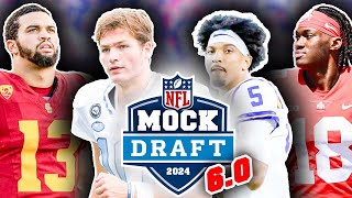 2024 NFL FirstRound Mock Draft For All 32 Picks 60 THE DRAFT IS SET  TPS [upl. by Maeve]