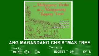 Ang Magandang Christmas Tree lyric video  Monette Garcia [upl. by Anahpets]