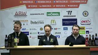 Pressekonferenz ESV Kaufbeuren vs Eispiraten Crimmitschau [upl. by Lubin291]