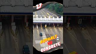 Asphalt vs concrete 🛣️🛑⏱️ construction engineering tolls [upl. by Frayda]