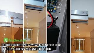 Magnetic Door Lock Troubleshooting [upl. by Nirroc]