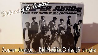 Super Junior  BIJIN Single CD Only Version Japanese Release CD Unboxing amp Review [upl. by Bernj330]