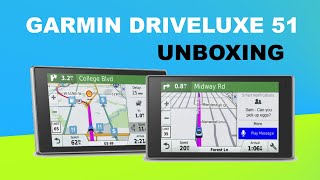 Garmin DriveLuxe 51LMTS Unboxing HD 0100168317 [upl. by Anniken144]