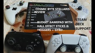 Cosmic Byte Stellaris Budget Wireless Gamepad Review  Hall Effect Sticks  Gyro  Macros amp More [upl. by Llemor]