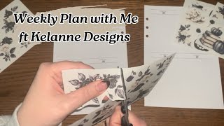 Weekly Waffle 🧇  Chatty Plan with me planning with stickers Mum life home planner [upl. by Sitnalta]