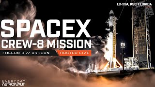 Watch SpaceX Launch 4 Humans for NASA on a brand new booster [upl. by Ciel]