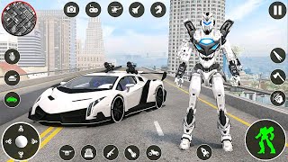 Lamborghini Car Robot Transforming Flying Tiger Car Robot  Android Gameplay [upl. by Ailugram]