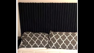 DIY BUDGET FRIENDLY AND EASY HEADBOARD [upl. by Boulanger808]