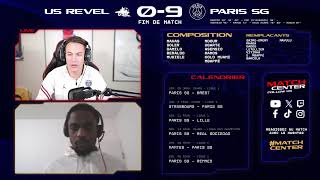 Match Center  US Revel vs Paris SaintGermain [upl. by Tram361]