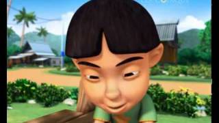 Upin Ipin S5  Terbang Tinggi  tinggi Bhg 1 English Subtitle  YouTubeflv [upl. by Enaled949]