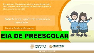 Soy Docente FASE 2 TERCER GRADO DE EDUCACIÓN PREESCOLAR EIA [upl. by Acenahs973]