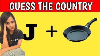 Guess the COUNTRY by EMOJI Challenge [upl. by Inajar]