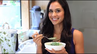 Kimberly Snyder Glowing Green Smoothie Soup GGSo Recipe [upl. by Gertrudis]