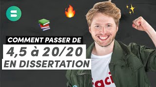 Comment faire une Dissertation et passer de 45 à 2020 📈 [upl. by Meldon342]