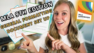 How to format your essays using MLA 9th edition [upl. by Assilym]