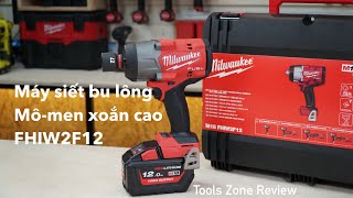 Trên tay máy siết bu lông Milwaukee FHIW2F12 On hand M18 FUEL™ 12quot High Torque Impact Wrench 2967 [upl. by Arahahs307]