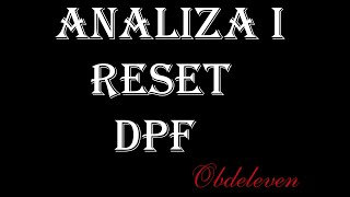 OBDeleven pl  ANALIZA I RESET DPF  Silniki cammon rail [upl. by Sacksen]