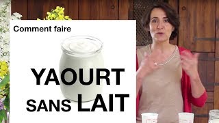 Facile  comment faire un yaourt sans lait [upl. by Notnerb970]