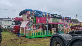 ROWLANDS WALTZER IN MOTION AT SUMMERCOURT FAIRGROUND BUILD UP [upl. by Brendon]