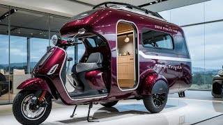 quot2024 Electric Vespa Camper Tricycle The Ultimate Urban Adventure Vehiclequot [upl. by Bibeau]