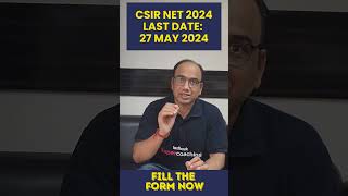 CSIR NET 2024 Application Date Extended  CSIR NET Date Extended  Dr Ashish Gupta csirnet shorts [upl. by Beaufert]