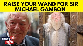 Actor Michael Gambon Dumbledore From Harry Potter Films Dies At 82  English News  News18  N18V [upl. by Hukill]