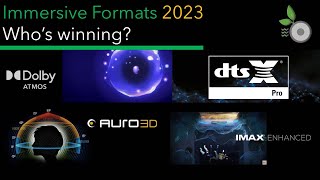 Immersive Formats 2023  Whos Winning Getting them all  Auro 3D Dolby Atmos dtsX dtsX Pro [upl. by Aprilette]