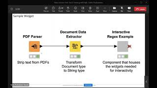 KNIME Widget [upl. by Erena]