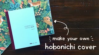 DIY Hobonichi Cover [upl. by Nawaj512]