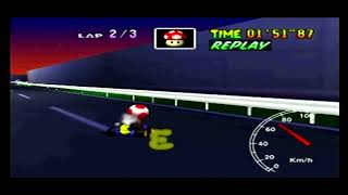 Toads Turnpike 3lap  301quot05 PAL Legend B  Mario Kart 64 [upl. by Arimahs]