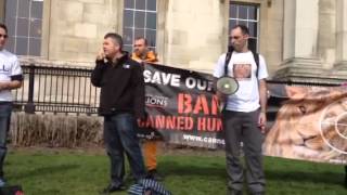 Dominic Dyer speech Global March for Lions London [upl. by Adnuhsar]