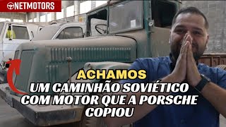 O GALPÃO TEM CARROS E MOTOS RARAS E UM CAMINHÃO V12 REFRIGERADO A AR DA ANTIGA UNIÃO SOVIETICA [upl. by Britney]