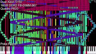 Black MIDI Dual Xeon 5150 vs Septette for the Dead Princess 146 Million [upl. by Wayolle]