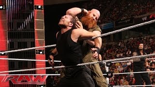 The Shield vs The Wyatt Family Raw May 5 2014 [upl. by Einegue]