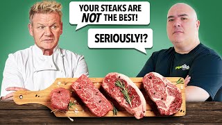 Gordon Ramsay SCHOOLS me on Steaks [upl. by Aehsrop]