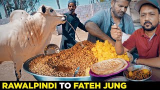 Khwaja ke Chanay aur Fateh Jung ke Nasli Janwar  Rawalpindi Street Food  Pakistan [upl. by Shriner]