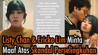 LISTY CHAN dan ERICKO LIM MINTA MAAF [upl. by Africah]