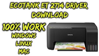 ECOTANK ET 2714 Driver Download [upl. by Armando]