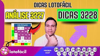 Dicas Lotofacil Concurso 3228  Analise Completa 3227 [upl. by Wendelina706]