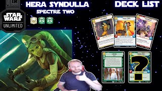 Hera Star Wars Unlimited Decklist Unleashing the Power of the Rebellion starwarsunlimited [upl. by Iinde925]