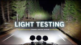 LIGHT TESTING  SIBERIA NIGHT RANGER 9quot  STRANDS LIGHTING DIVISION [upl. by Strade]