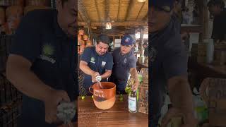 Bar in Mexico makes a GIANT tequila cocktail 😮🍹  🎥 javisolivo [upl. by Sherye]