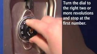 Master Lock Model 1630 Locker Lock  Student Training Video [upl. by Rambert]