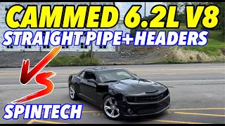 CAMMED Chevy Camaro SS 62L V8 w HEADERS amp SPINTECH 9000 [upl. by Ydniahs]