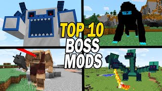 Top 10 Best Minecraft Boss Mods [upl. by Joshi]