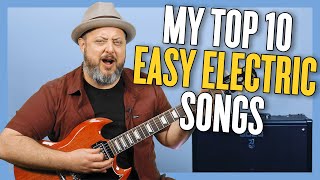 MORE Easy Electric Guitar Songs EVERYONE Should Know How to Play [upl. by Aleahc738]