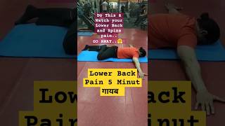 योगा आसना For Lower Back Pain  Disc L4 L5  Relief in 5 Minutes backpain shortvideo ytshorts [upl. by Eciened321]